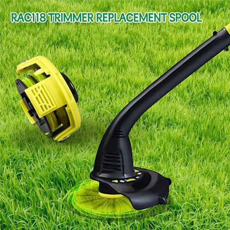 ABNM Trimmer Spool For Ryobi Rlt3025f RAC119 Mowing Rope,RAC118 Cover And Spring