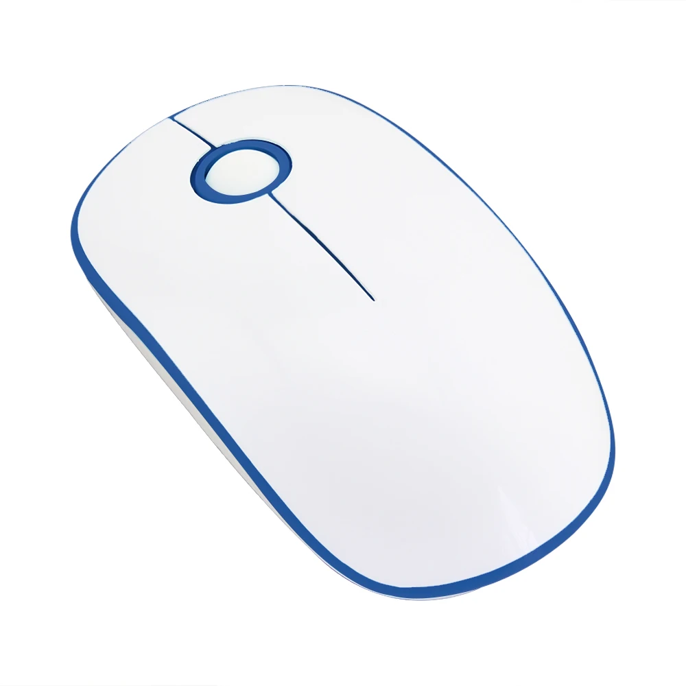 2.4G Optical Wireless Mouse Slient Button Portable Ergonomic Mause Mini Optical USB Simplicity Mice for Computer Laptop Computer