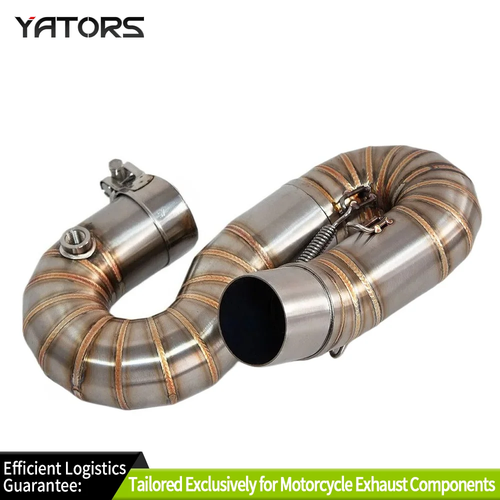 

For HONDA CBR1000RR 2008-2017 Motorcycle Exhaust & Exhaust Systems - 51mm Modified Stainless Steel Slip-On Middle Link Pipe Kit