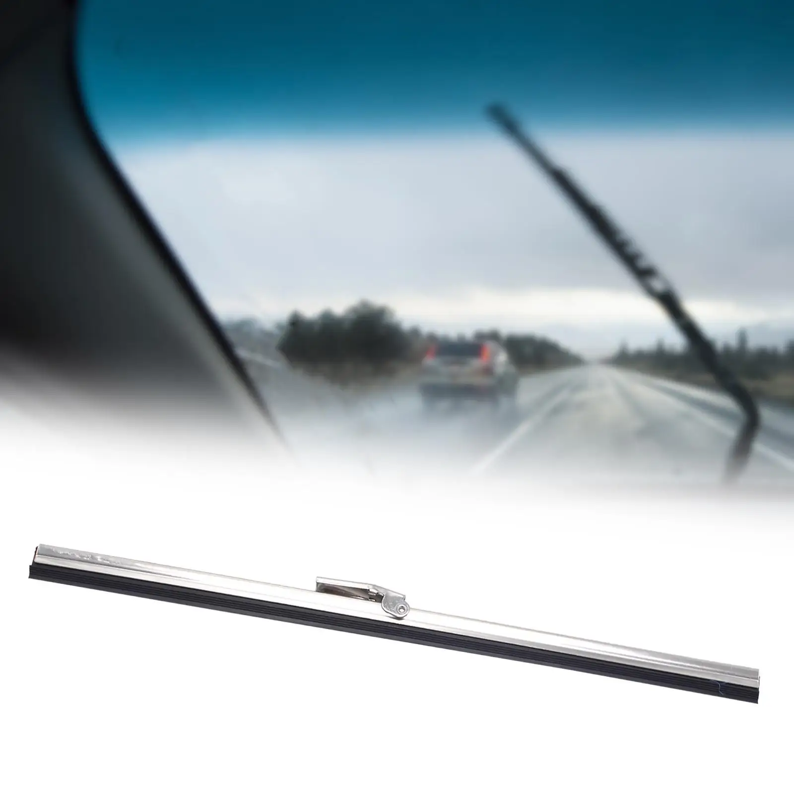 Windshield Wiper Arm Rain Scraper Stainless Steel Squeegee Stainless Steel Wipers Automotive Car Replace Parts Assembly Parts