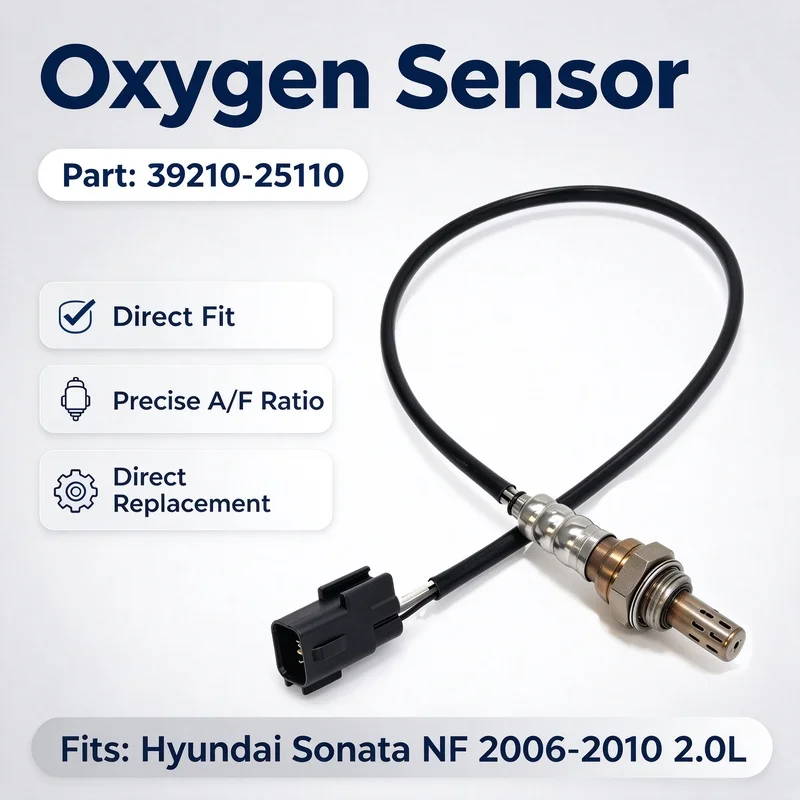 234-4339 39210-25110 4-Wire Oxygen Sensor Rear Downstream Post-Catalytic Fit for Hyundai Sonata Kia Optima 2.0L 2.4L Replacement