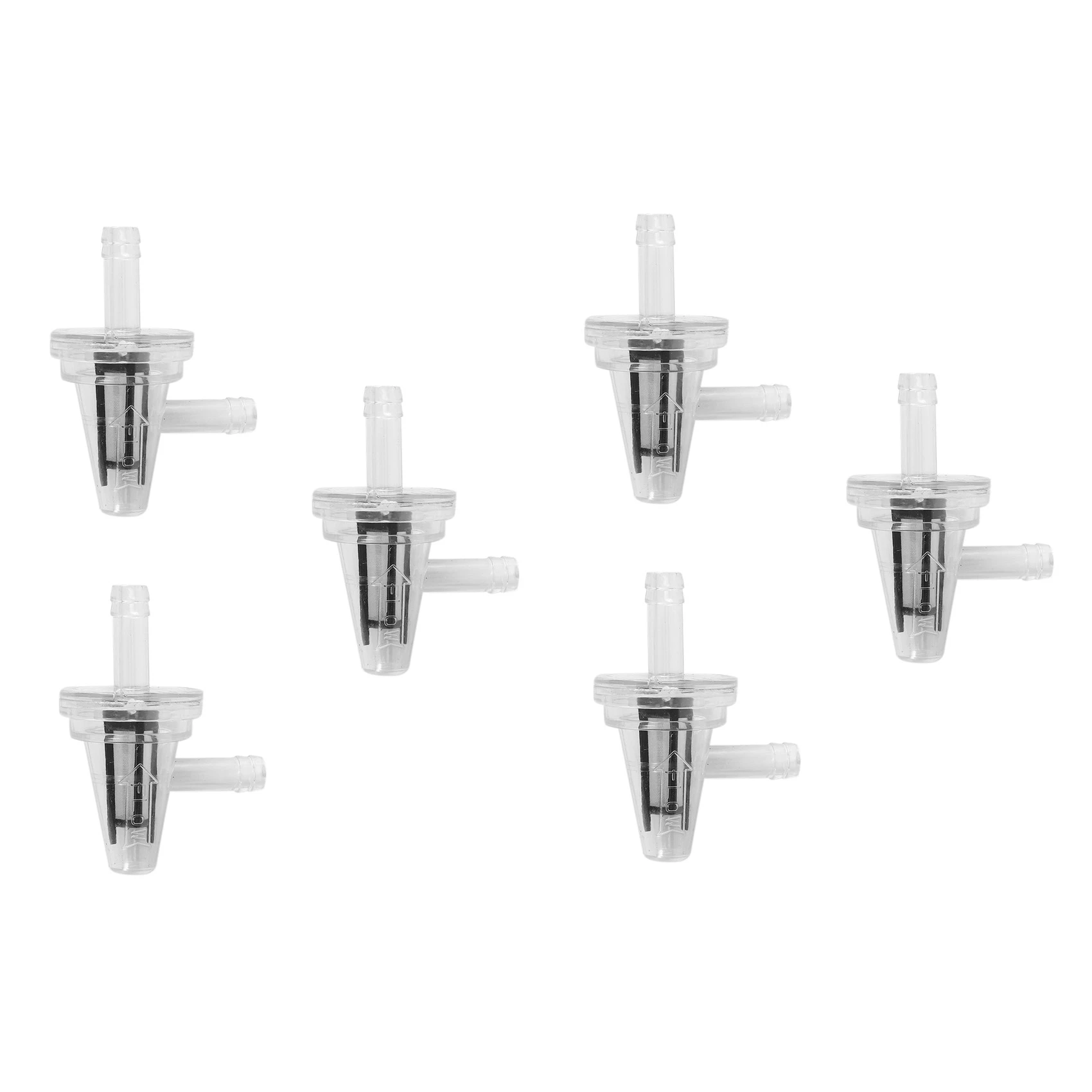 Practical 6Pcs Universal Motorcycle Right Angle Inline Fuel Filter 1/4Inch 6Mm Hose Lines For KAWASAKI