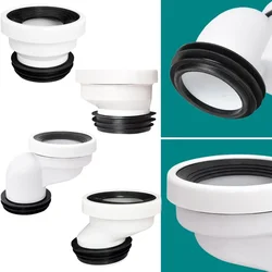 1pcs Toilet Connection Nozzle Connection Toilet Pipe Nozzle Drain Straight Eccentric PVC Straight Eccentric Drain Nozzle