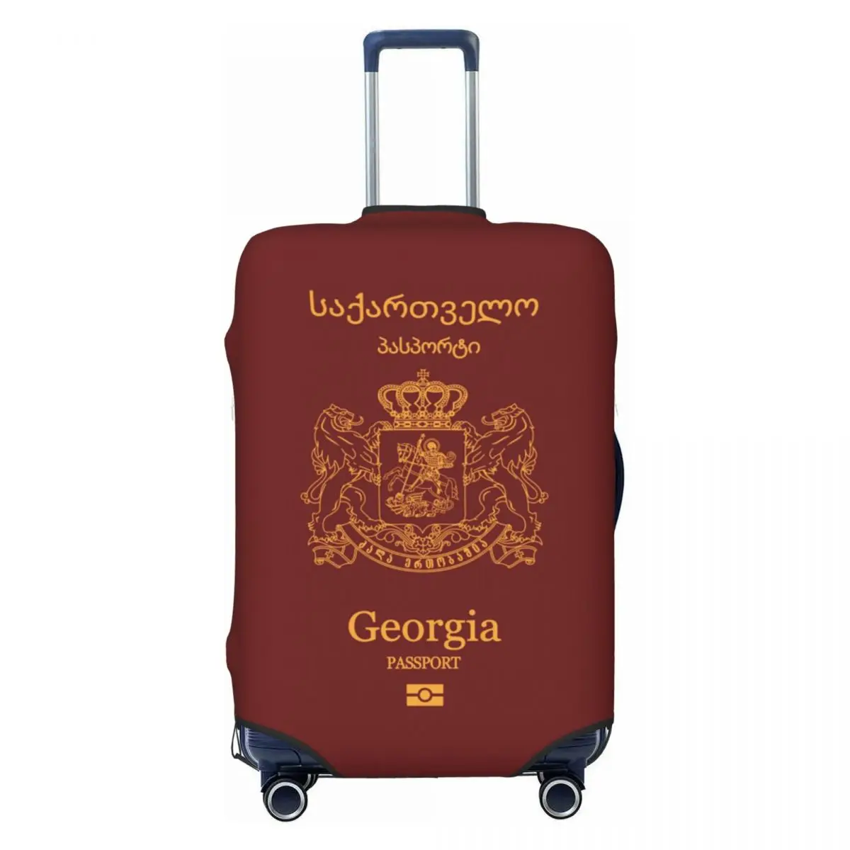 

Custom Georgia Passport Luggage Cover Protector Cute Travel Suitcase Covers for 18-32 Inch