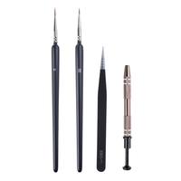 DN59 4 Pieces Keyboard Lube Kit include Tweezers 4-Claw Grabber Lube Pan Lube Brushes for Custom Keyboard Keyboard Lube Tools