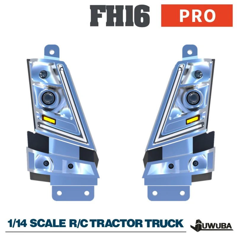 

Модуль фар PRO в масштабе 1:14, светодиодный светильник для радиоуправляемого самосвала Tamiya Volvo FH16XL 750 56360 56362 56375