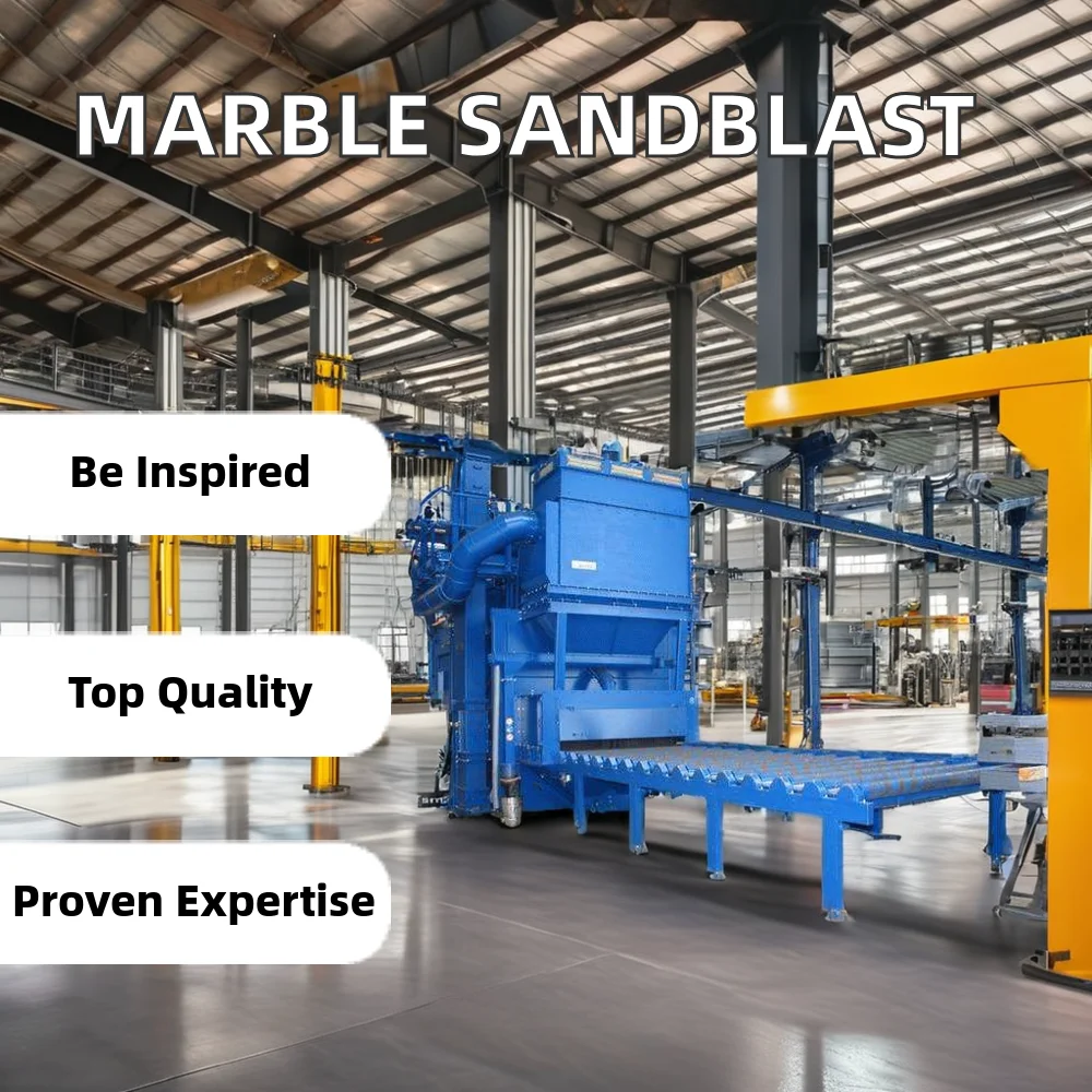 Electric Sandblasting Machine for Marble Factory Price New Condition Core Components PLC and Engine Abrator Type