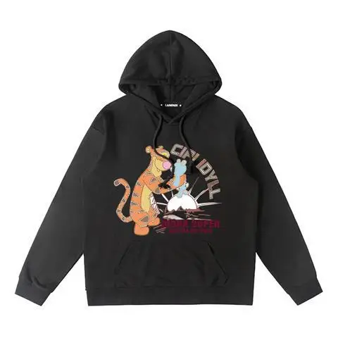 

Disney Tigger Mickey Mouse Hoodie Women Cotton Fleece Pullover 2025 Autumn Winter Graphic Sweatshirt White Base Tigger Character