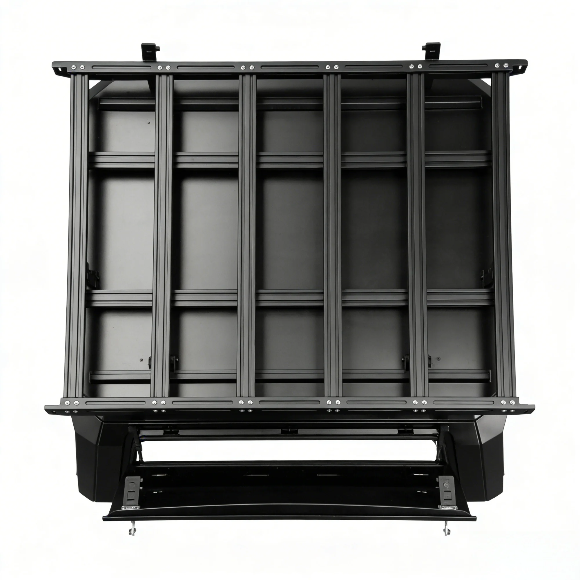 for Vigo Double Cab Aluminum Alloy Retractable A-Deck Canopy Truck Bed Cover Canopy