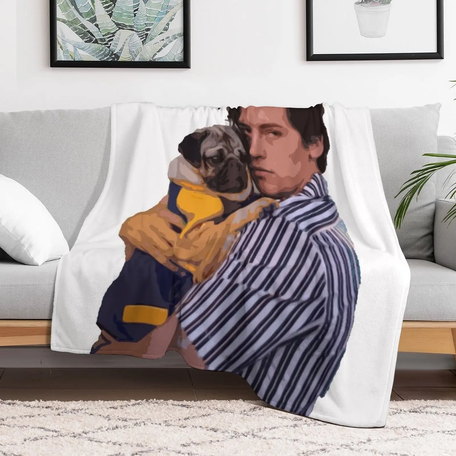 Cole Sprouse Throw Blanket for sofa Heavy warm winter Blankets