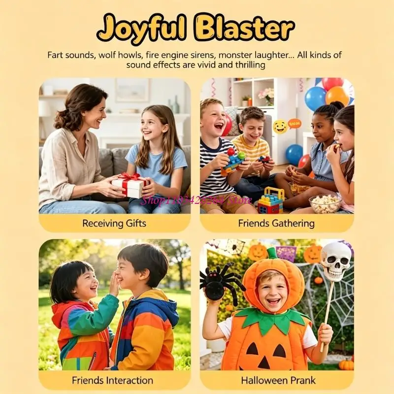  Funny Sound Effects Button Toy Lightweighted And Durable For Pranks And Surprises