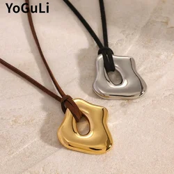 Fashion Jewelry Sweet Korean Temperament Metal Irregular Necklace For Women Party Gifts Simply Design Accessories Hot Selling