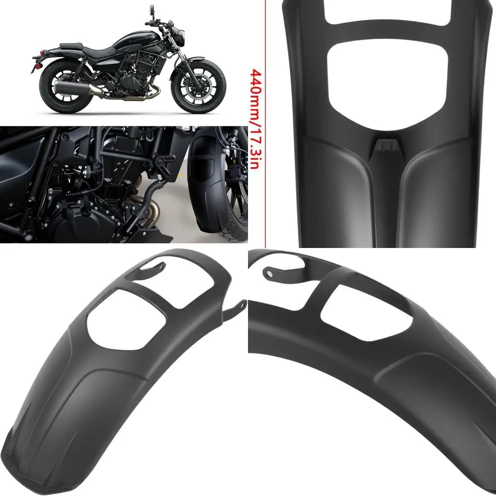 

Крыло переднего колеса мотоцикла, брызговик из АБС-пластика, подходит для Kawasaki Eliminator 500 SE ABS 2024 2025, черный