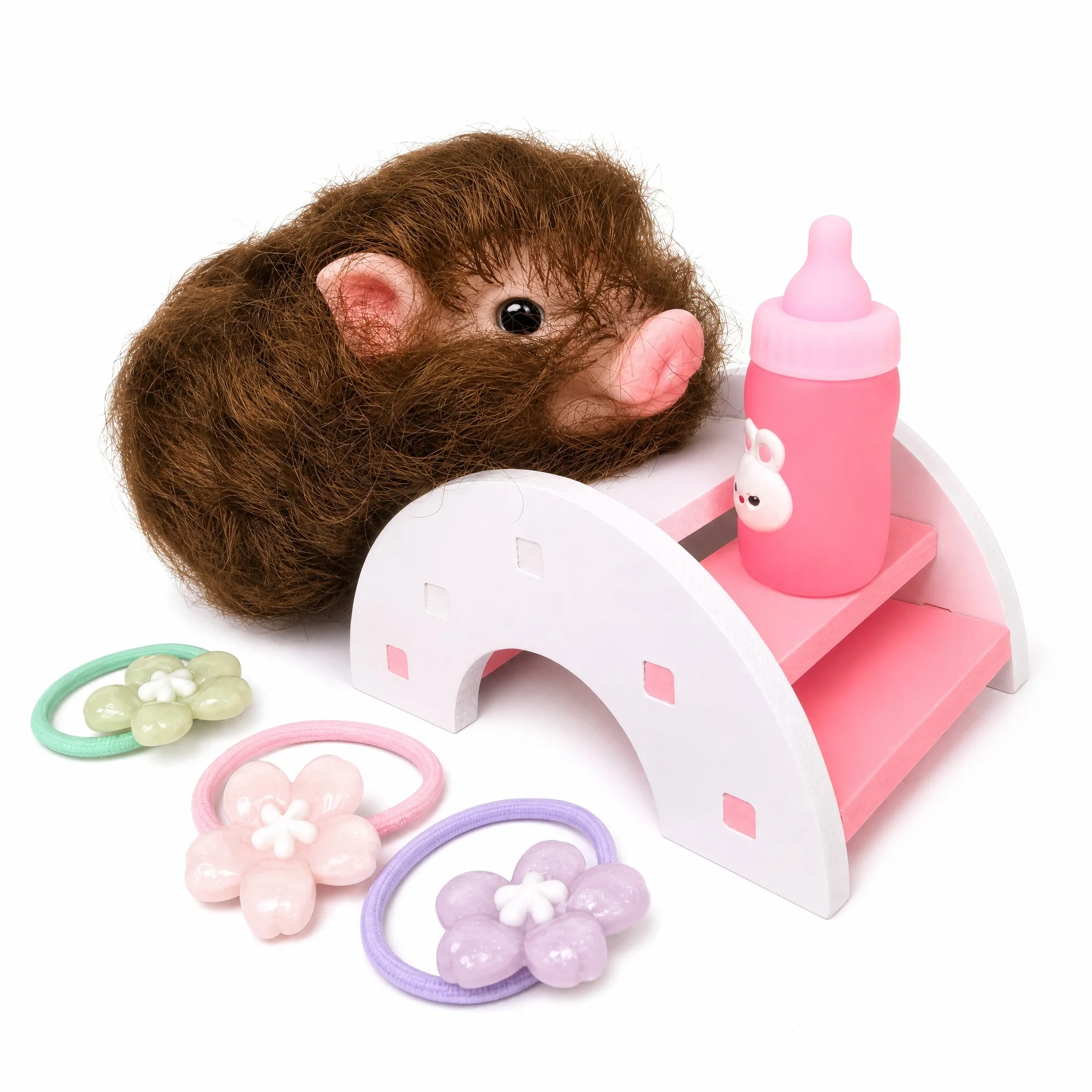 5inch Silicone Piglet Soft Cute Mini Realistic Animals with Accessories Lifelike Reborn Newborn Pig Doll Decompression Toy Gift