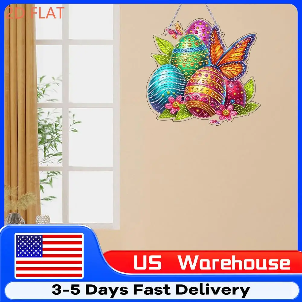 

Наборы для создания 2D-украшений на Пасху: подвесные алмазные картины, стразы специальной формы, подвески для окон, декор для дома, подвесные шармы