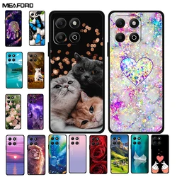 Soft Silicone Case For Honor X7c 4G 5G Cover Cat Painted Lovely Back Cover for Huawei Honor X7C 5G Phone Case HonorX7C TPU Para