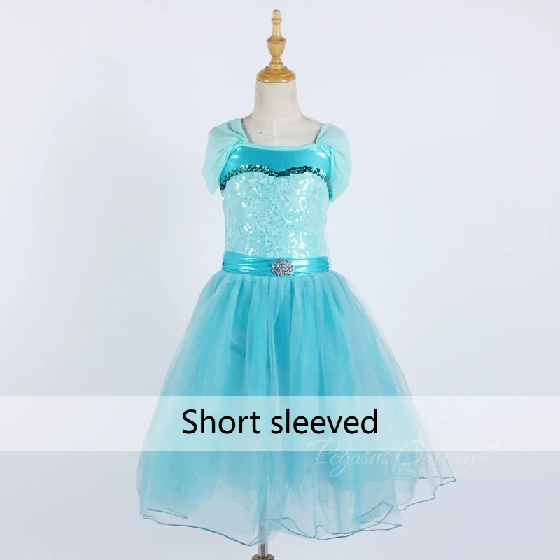 

Women Ballet Tutu Dress Girls Sequin Stage Performance Dancewear Children Lace Ballet Dance Dresses Adult Dance Wear