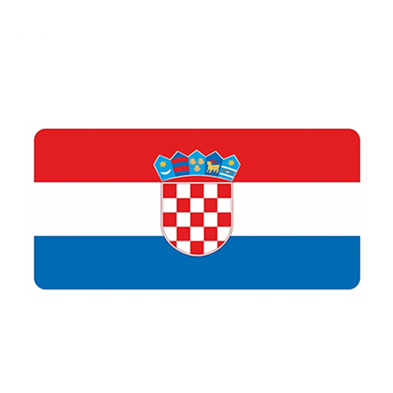 

Car Sticker Croatia Flag Sticker Croatian Bumper Helmet Car Truck Motorcycle Laptop Skate Car Styling