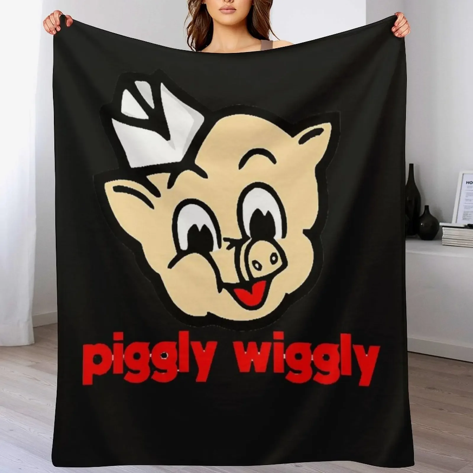 

Piggly Wiggly Classic T-Shirt Throw Blanket Stylish Couch Blanket for Home Living Room