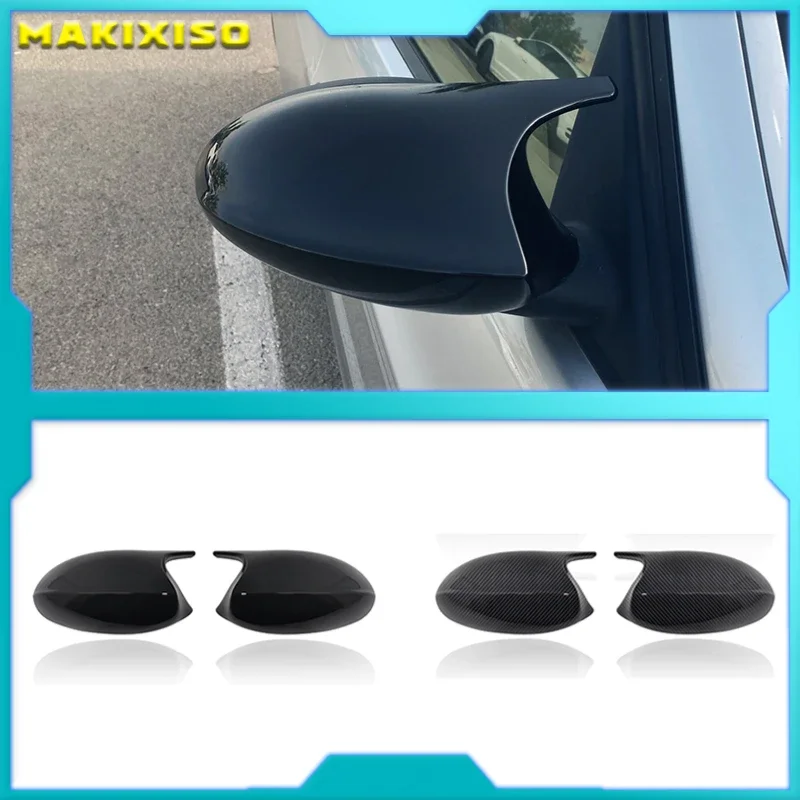 

Carbon Side Wing Mirror Cover For BMW 1 3 Series E82 E88 2007 ~2009 E90 E87 E91 E93 E81 E92 High Quality Black Rear-View Caps