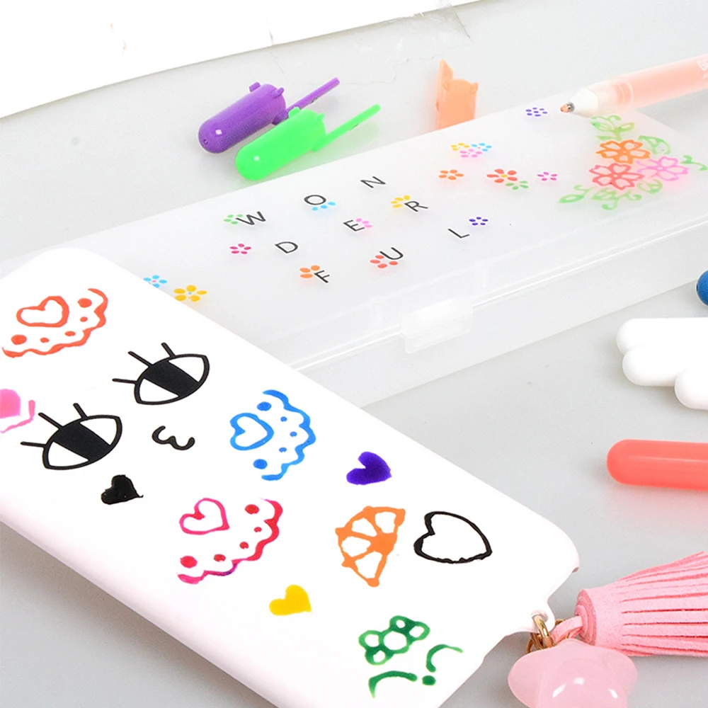 Japan SAKURA 3D Jelly Pen Color Marker Three-dimensional Comics Manicure Hand Account DIY Creativity Student Stationery