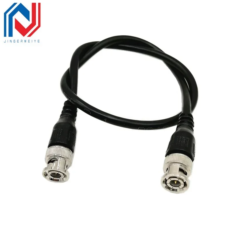 1szt/lot BNC Head Coaxial Video Tie Jumper 0.5-1 M Pure Copper Q9 Plug Coaxial HD Cable BNC Video Cable