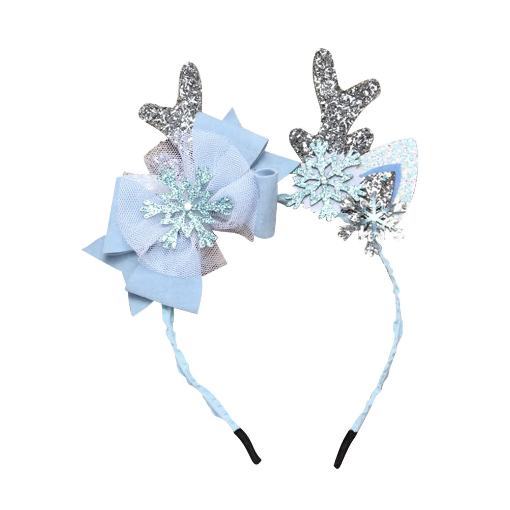 

Christmas Antler Hair Hoop Kids Party Headband Girls Headdress Child Bow Tie Christmas Headwear Children Hair for Party