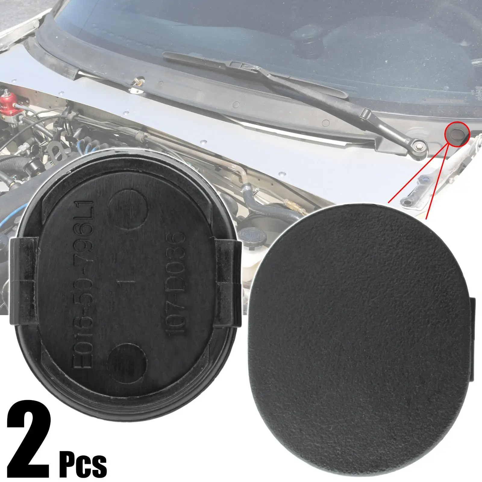 Set For Mazda 3 BK 2003 - 2010 MX5 Miata For Ford Laser Windshield Cowl Screw Scuttle Cap Cover Grilles BP4M-50-705 E01650796