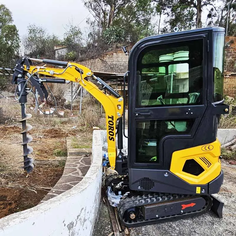 Toros Earthmoving Machinery Micro Customized Mini Excavator 1.6ton Customized Mini Excavator With Air Conditioning