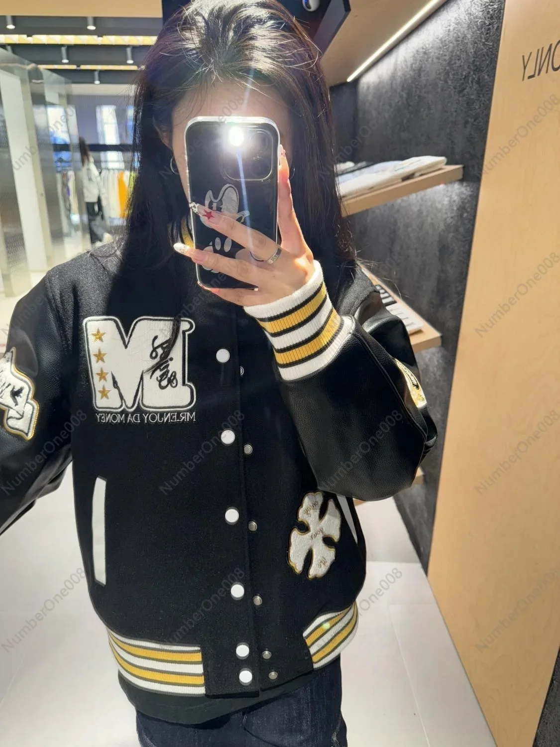 Embroidered Jacket Trendy Baseball Uniform Extra Large Size Men and Women The Same Style Couple Jacket Top Autumn and Winter