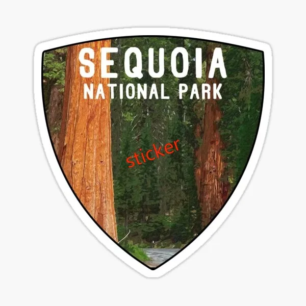 

SEQUOIA NATIONAL PARK stickers Car Assecories Laptop Decoration Windshield Guitar Suv Motorcycle Phone Window PVC
