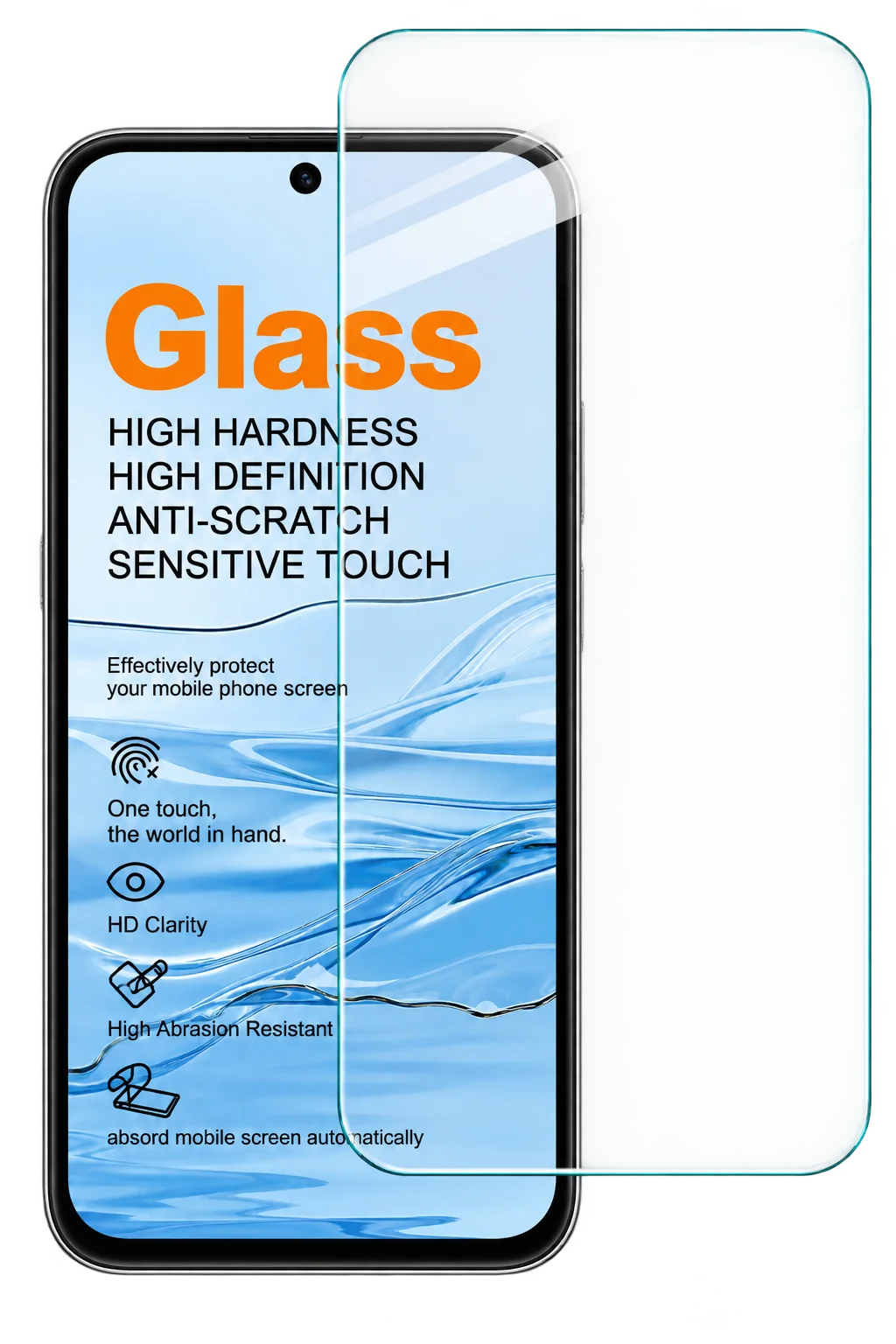 Tempered Glass For Google Pixel 11a Pixel11a Support Fingerprint Protector Film Anti Oil FM0003