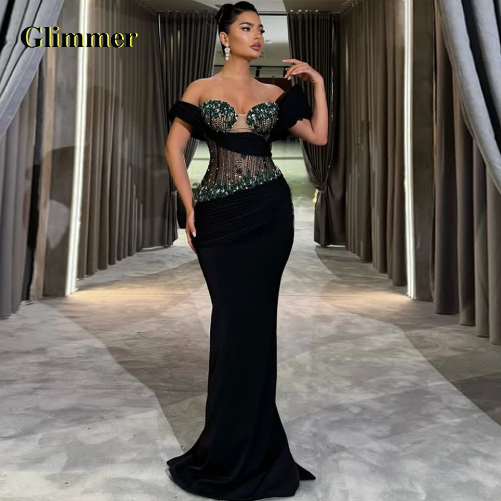 Modern Graceful Off-the-Shoulder Trumpet Dresses for Women