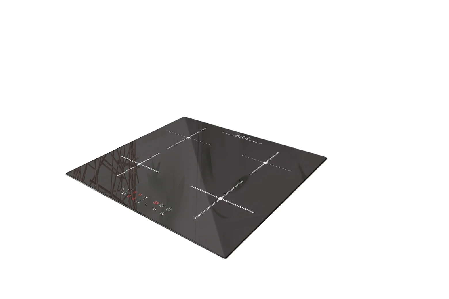 Induction Cooker Half-Bridge Inverter Copper Coil Plate Built in Electric Induction Cooktop 2 Burner for Countertop