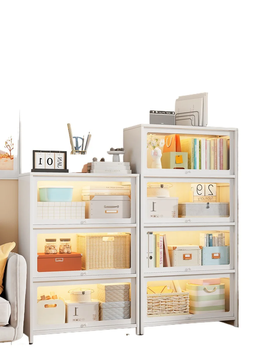 

Bookcase, children's bookshelf, floor, household, living room, dust, glass door