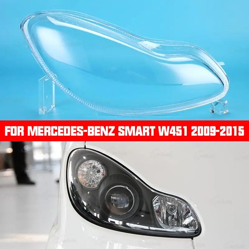 Passend für Mercedes Benz Smart Fortwo W451 2012 2013 Auto-Scheinwerfergehäuse Scheinwerferabdeckung Scheinwerferglas Plexiglas Autoteile – Detail 2