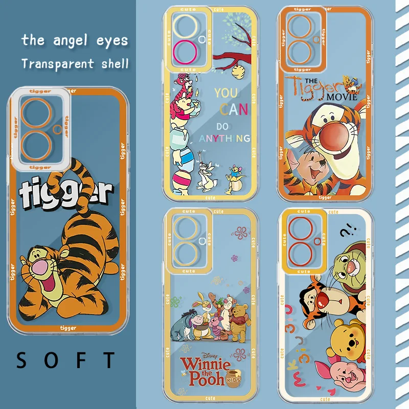 Tigger Eeyore Rabbit Angel Eye Phone Case For Realme C 67 65 63 55 53 35 33 31 30 25 21 20 15 8i 9i Narzo 50 Pro Plus Funda Soft