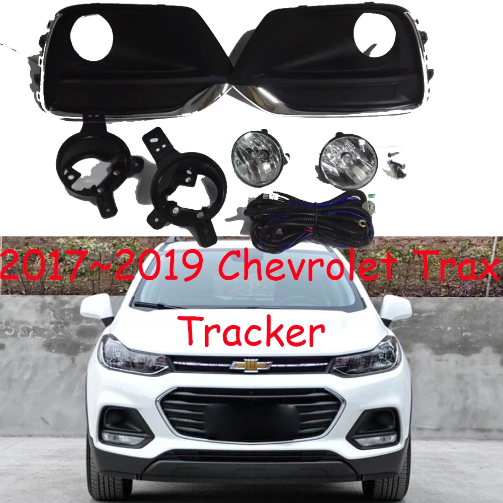 1set Car Bumper Lamp For Chevrolet Trax Fog Light Tracker 2017~2019year Halogen 4300K Car Accessories Trax Headlight