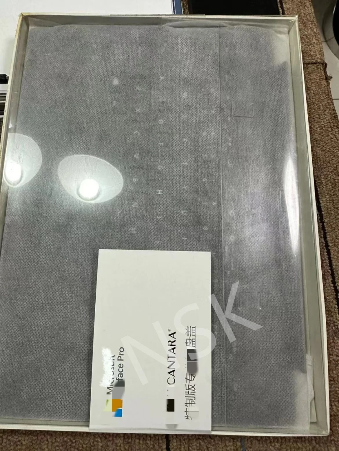 Original 1725 FOR Microsoft  Type Cover Black for Surface Pro 3,4,5,6,7 Backlit Keyboard Unused after disassembly