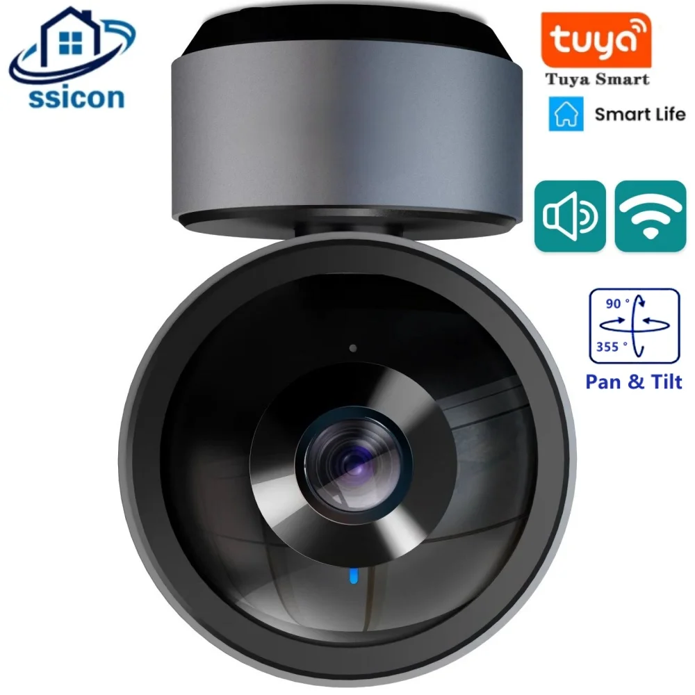 

Tuya Smart 2MP HD Indoor Home Security Camera Wireless Two Ways Audio Human Detection CCTV Surveillance Camera