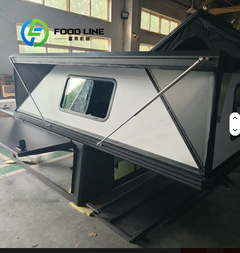 Customized Camper For Pickup Truck Pop Up 4X4 Travel Camper Anti‑Snow Load Design For Cold Winter Camping, Camper For Truck
