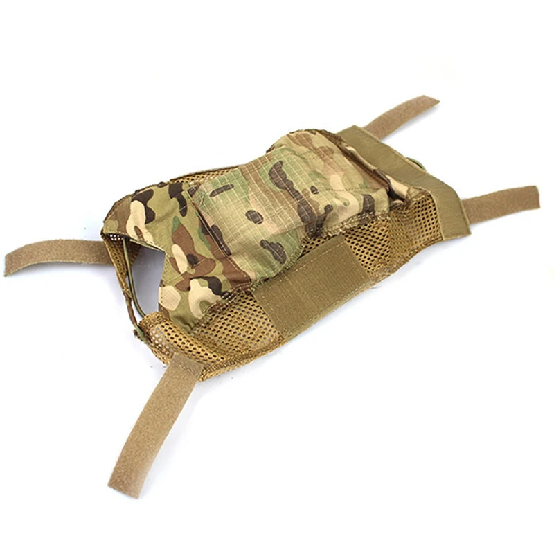 Capa de capacete multicam airsoft, acessórios de caça, cs, batalha de guerra, pano para ops-core rápido pj bj mh, capacete tático