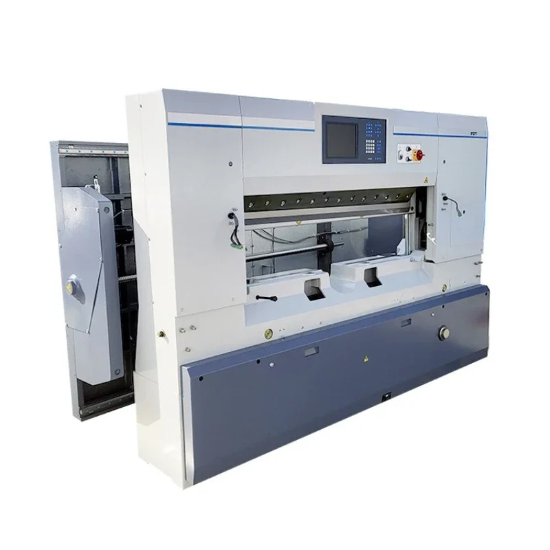 Paper cutter, factory programmable hydraulic automatic paper cutter, high-precision cutting line supporting printing