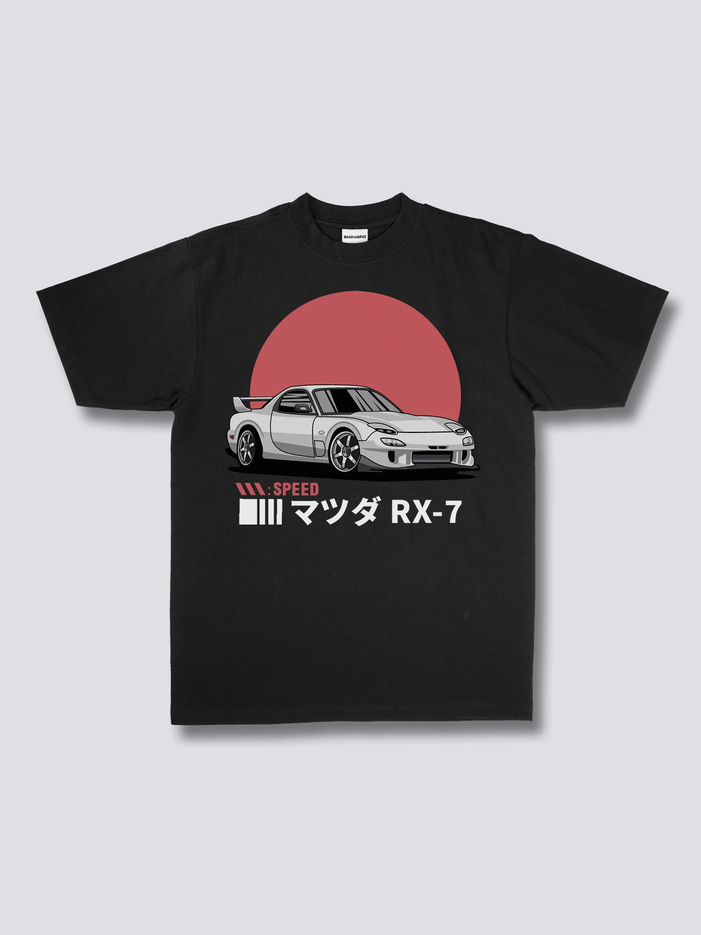 Sunrise Drive Graphic Print Men Tshirt Casual Baggy Short Sleeve T-shirt Japanese Style Oversized Women T Shirt Men's Clothing