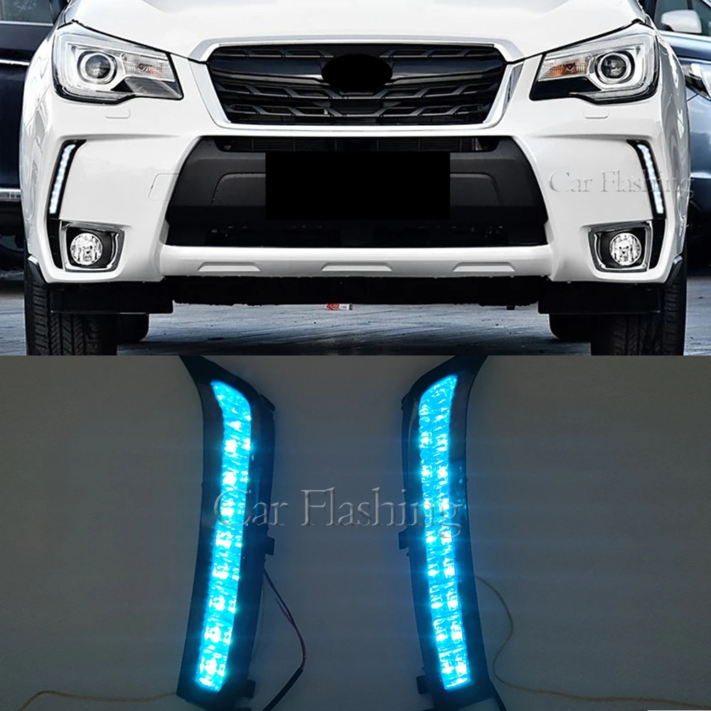 Car LED DRL Daytime running light For Subaru Forester 2013 2014