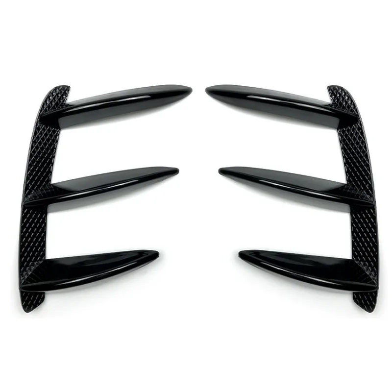 

1 Pair for Benz for W176 A200 A260 Car Black Carbon PatternRear Bumper Splitter Spoilers