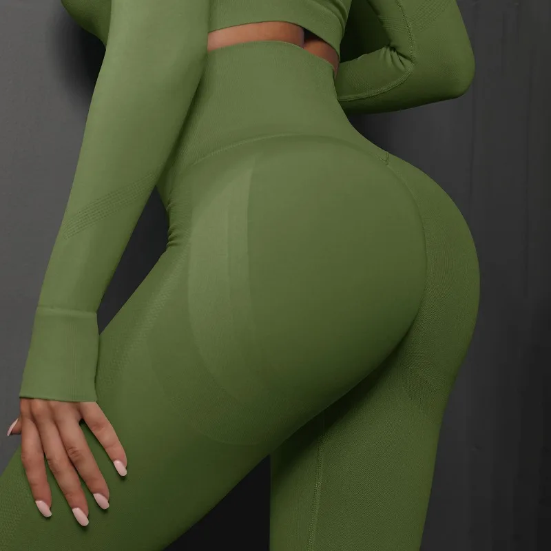 High Waist Yoga Leggings Women Seamless Push Up Sport Leggings Fitness Running Hip Lift Yoga Pants Highly Elastic Gym Leggings