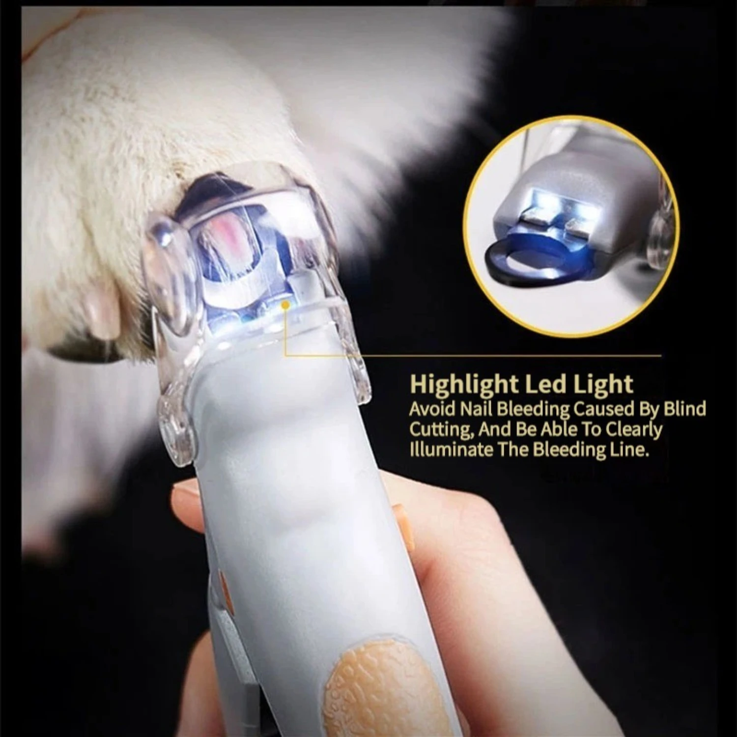 Top-Quality High-Performance LED Lighted Pet Nail Clippers for Cats and Dogs - Guaranteed Flawless Trimming with Superior Ergono