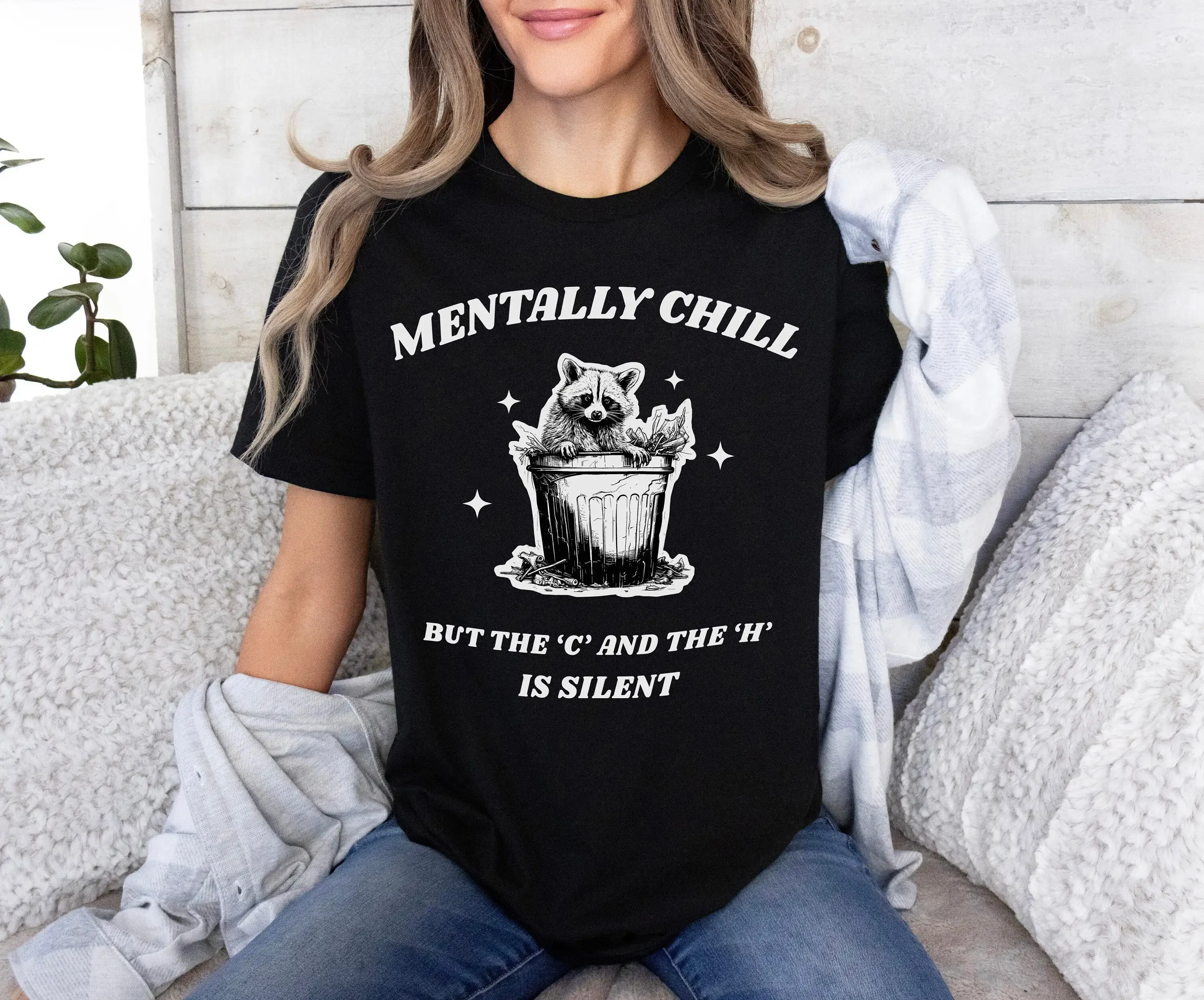 Забавная странная футболка Mentally Chill, неодупреждающее психическое здоровье, глуполый подарок, терапевт, Bestie, осведомленность неврородидов