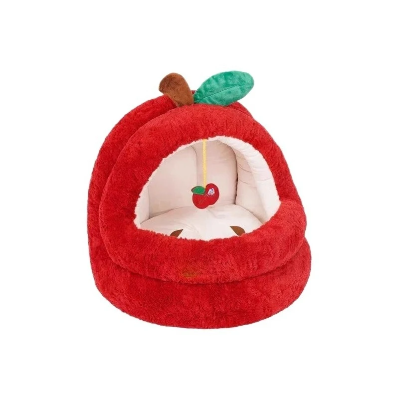 

Pet bed, kennel, cat litter, Christmas dog gift, semi-enclosed pet supplies